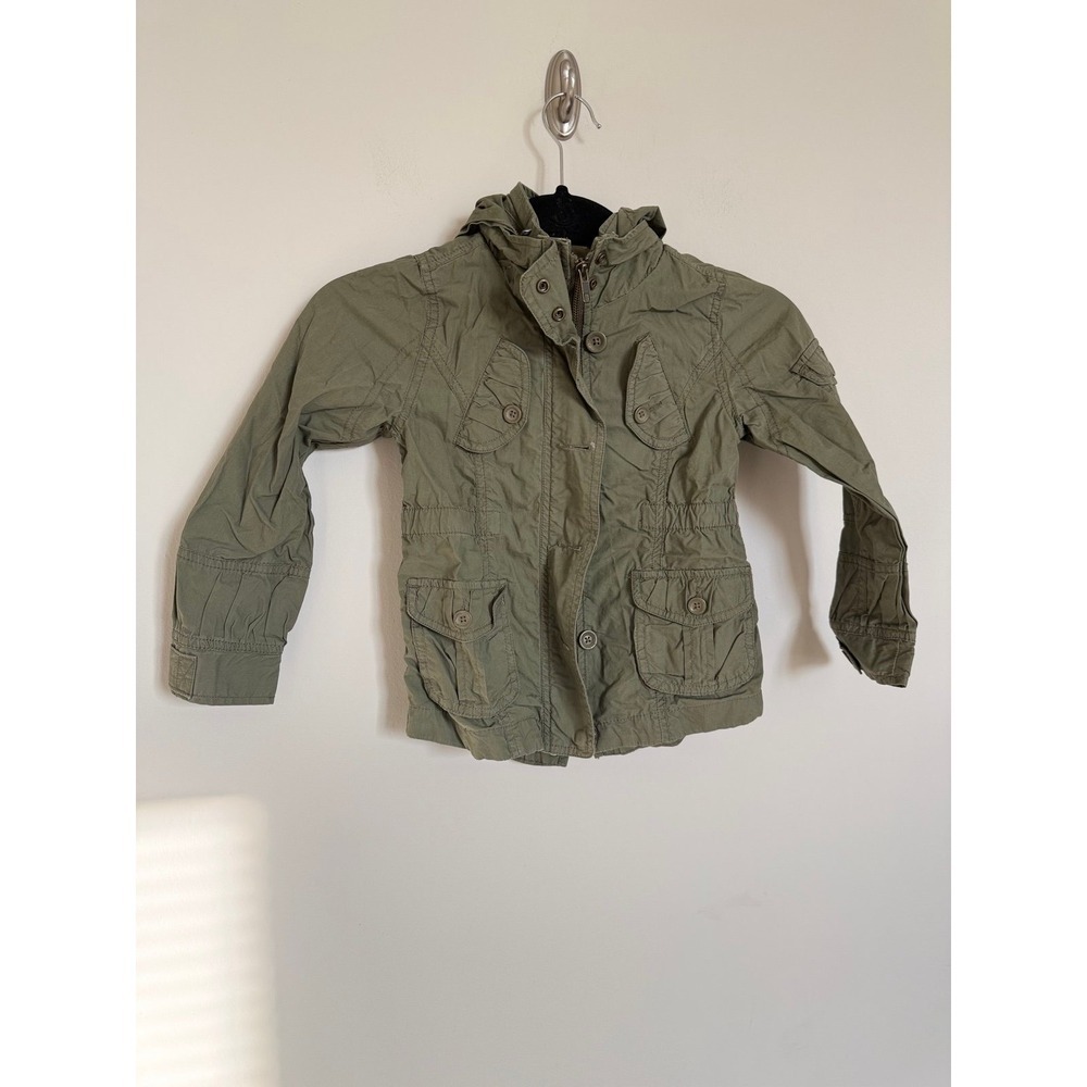 77 Kids Olive Utility Jacket Size‎ 4T